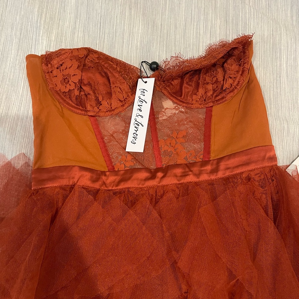 For Love & Lemon Dress x Revolve Bustier Gown - Picture 3 of 6